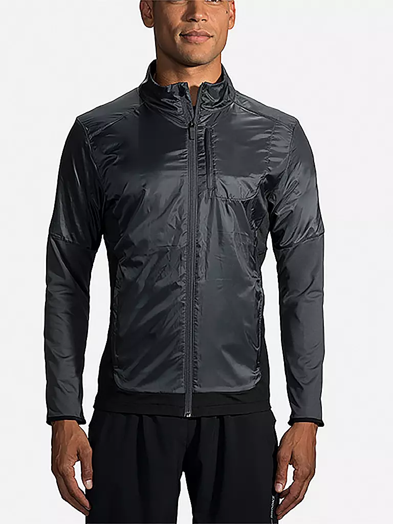 BROOKS | Herren Laufjacke Fusion Hybrid Jacket | grau