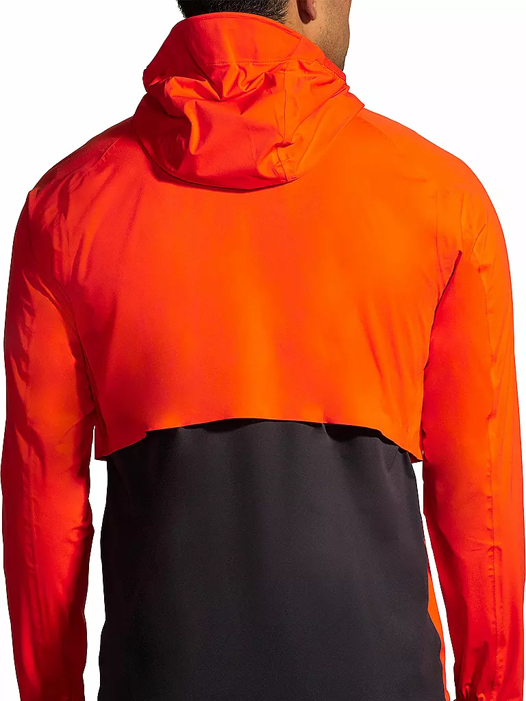 BROOKS | Herren Laufjacke High Point Waterproof | rot