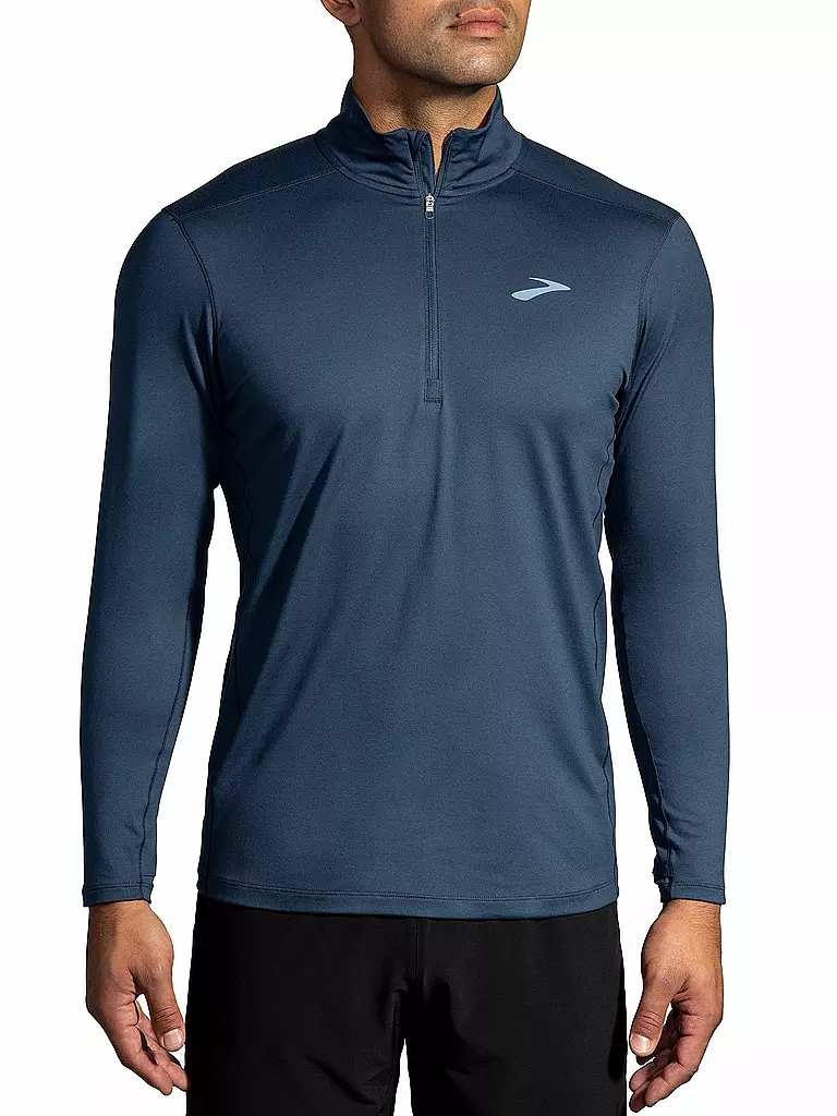 BROOKS | Herren Laufshirt Dash 1/2 Zip 2.0 | dunkelblau