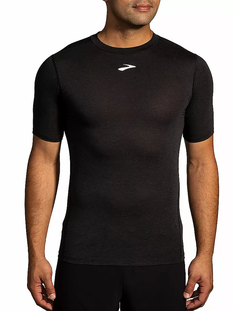 BROOKS | Herren Laufshirt High Point SS | schwarz