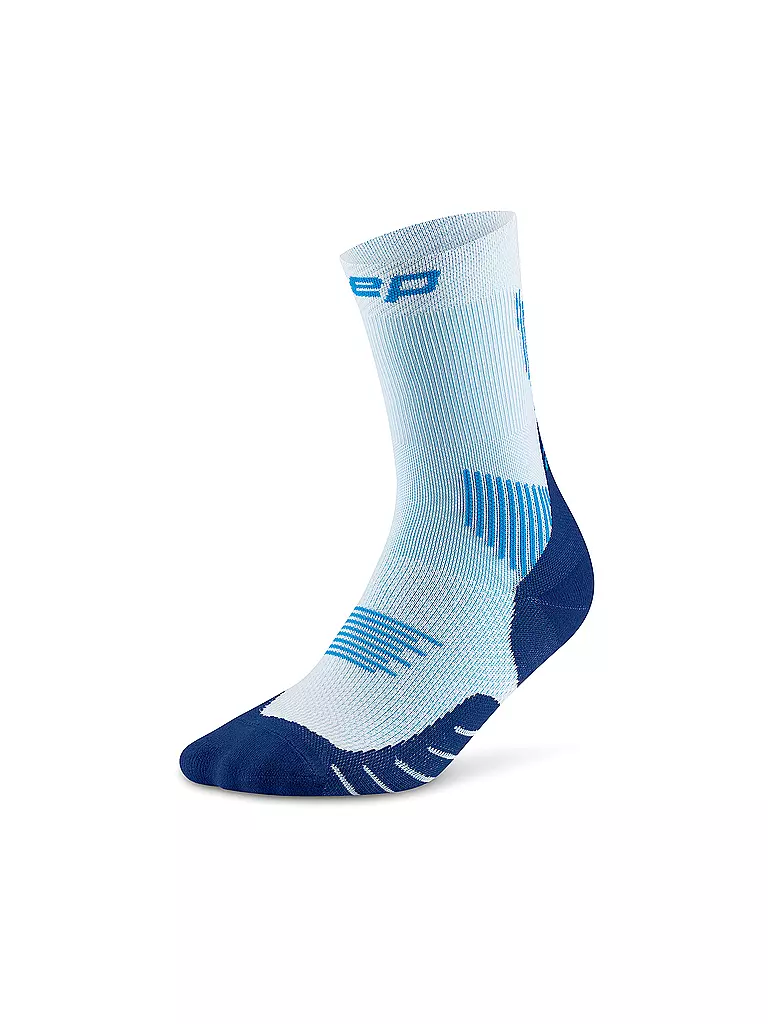 CEP | Herren Laufsocken Mid Cut | weiss