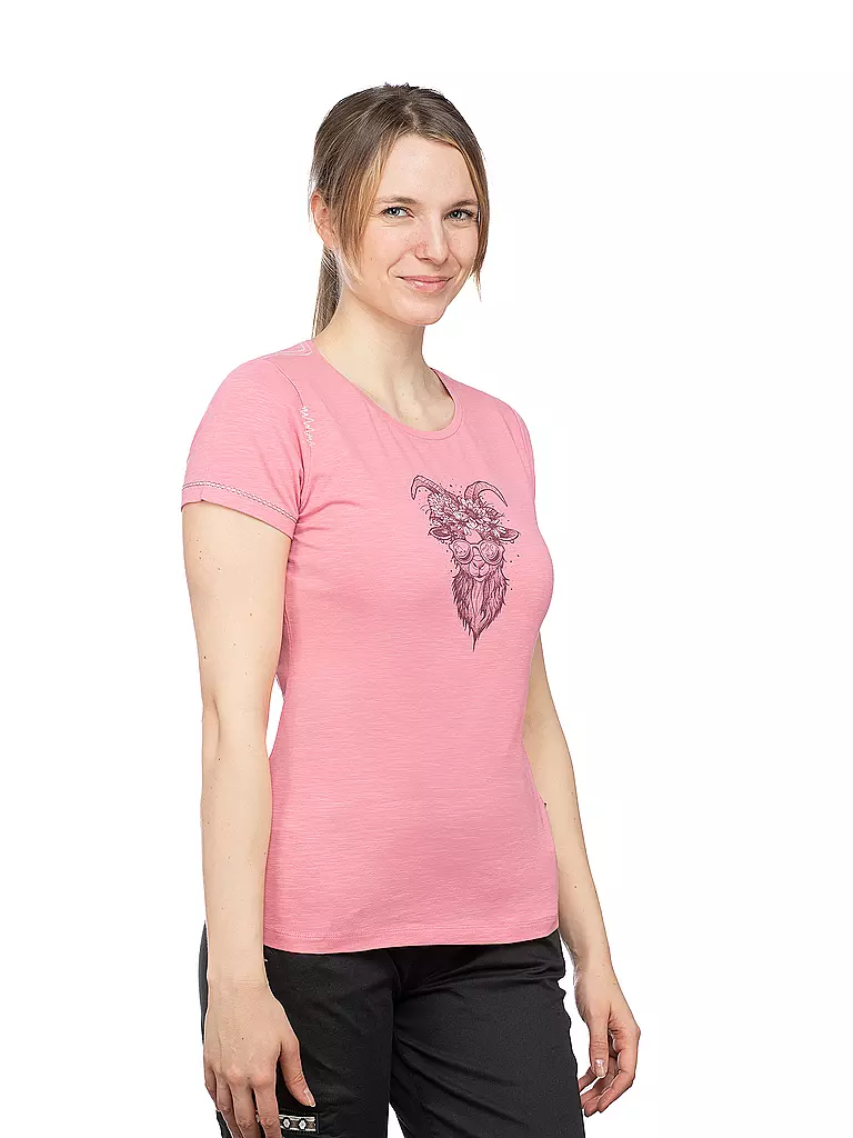 CHILLAZ | Damen Klettershirt Gandia Alps Love | rosa