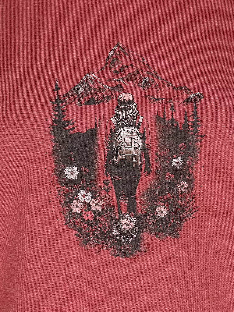 CHILLAZ | Damen Klettershirt Mountain | rot