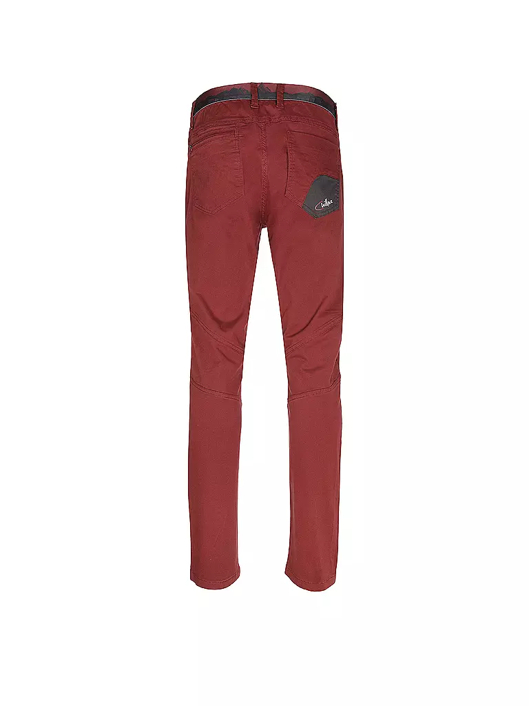 CHILLAZ | Herren Kletterhose Wilder Kaiser | dunkelrot