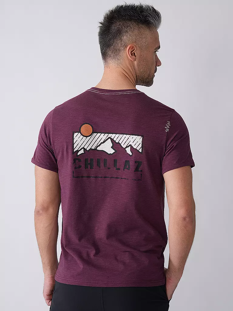 CHILLAZ | Herren Klettershirt Mountain | dunkelrot