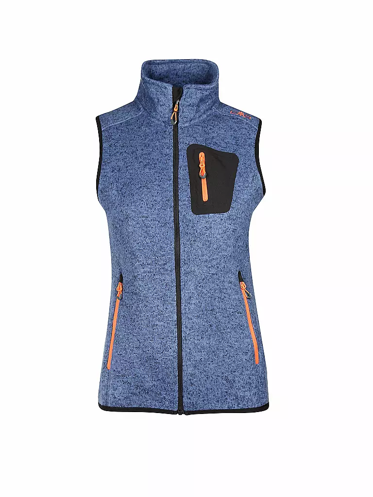 CMP | Damen Gilet Knitted | blau