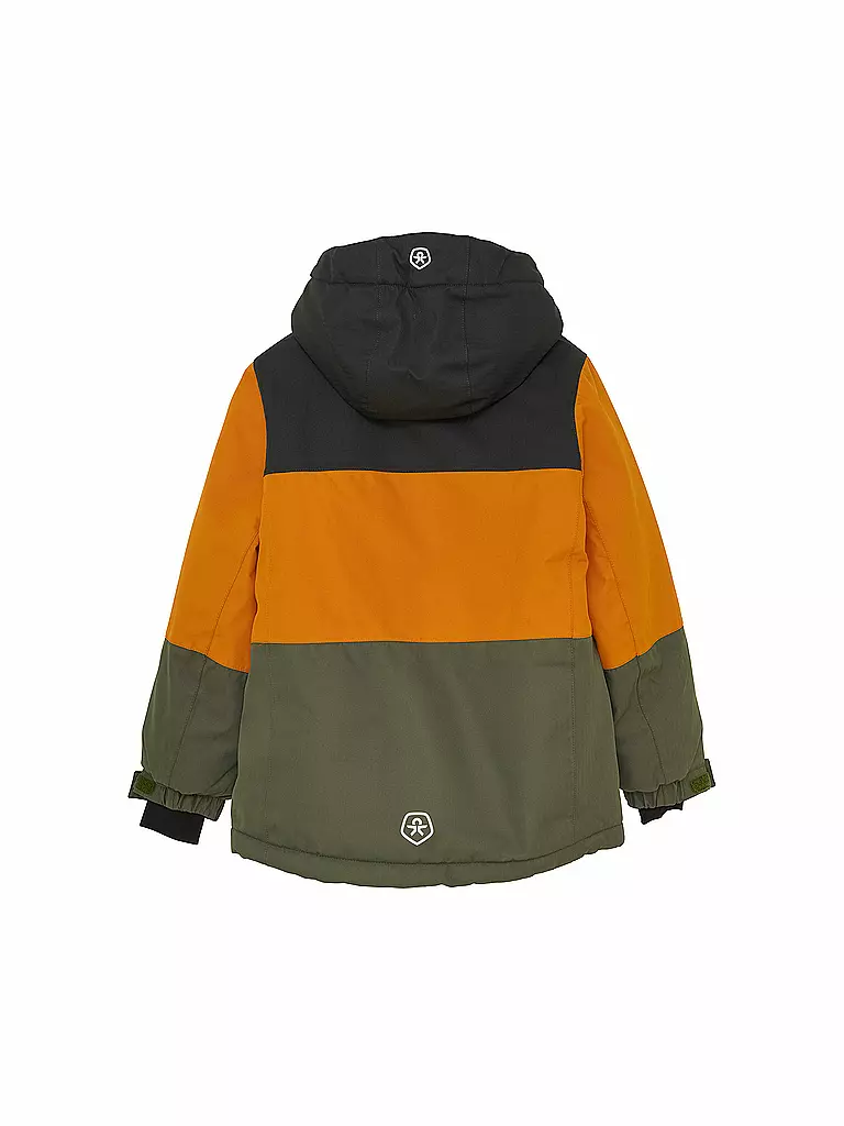 COLOR KIDS | Jungen Skijacke Colorblock | orange