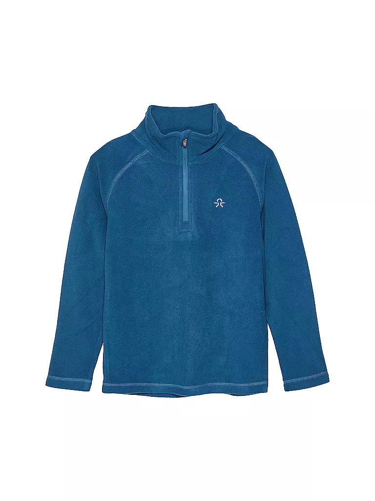 COLOR KIDS | Kinder Fleecepullover Solid | blau