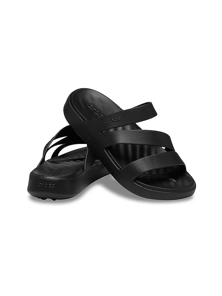 CROCS | Damen Badepantoffeln Getaway Strappy | schwarz