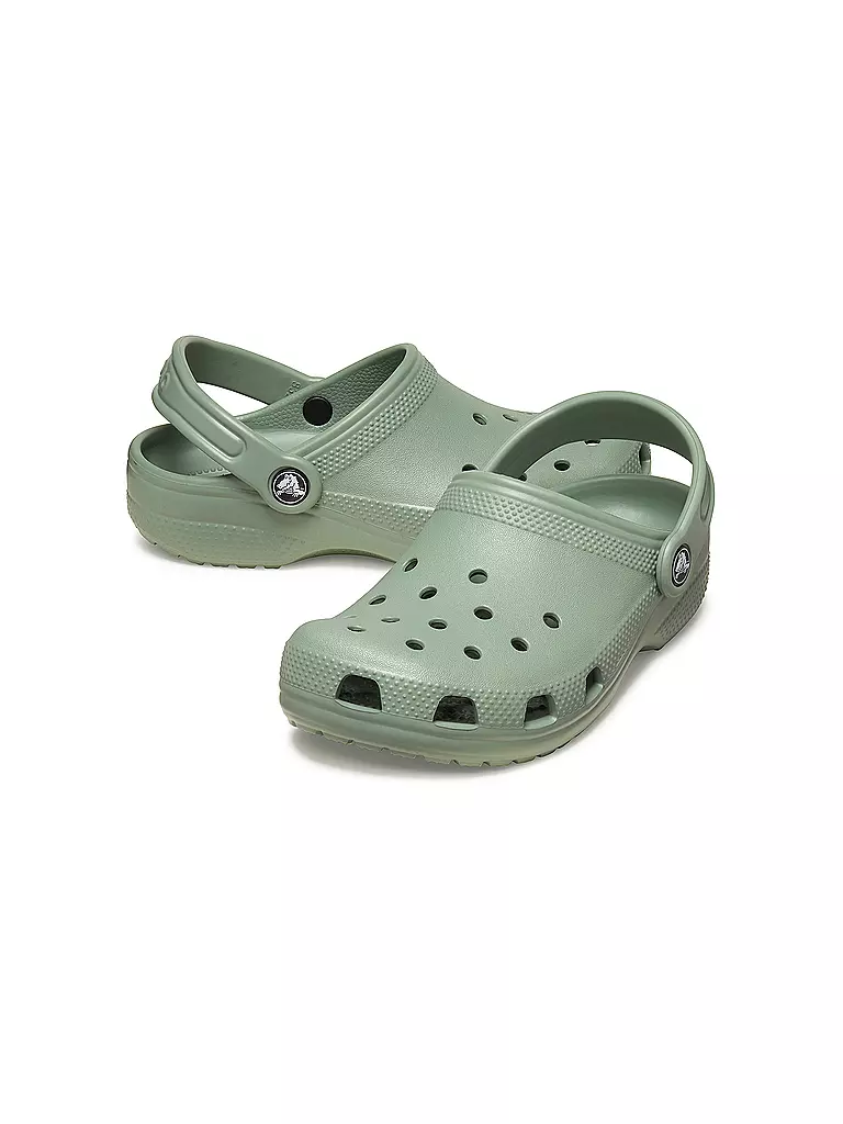 CROCS | Kinder Badepantoffel Classic Clog | olive