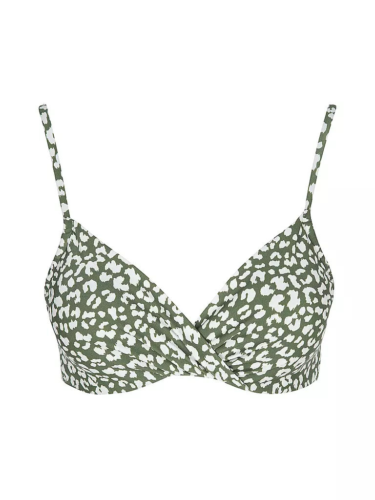 DARLING HARBOUR | Damen Bikinioberteil Twisted | olive