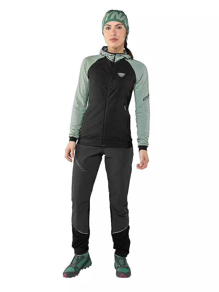 DYNAFIT | Damen Fleecejacke Speed Polartec® Hoodie | schwarz