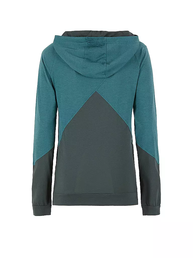 E9 | Damen Kletterhoodie Pu | petrol