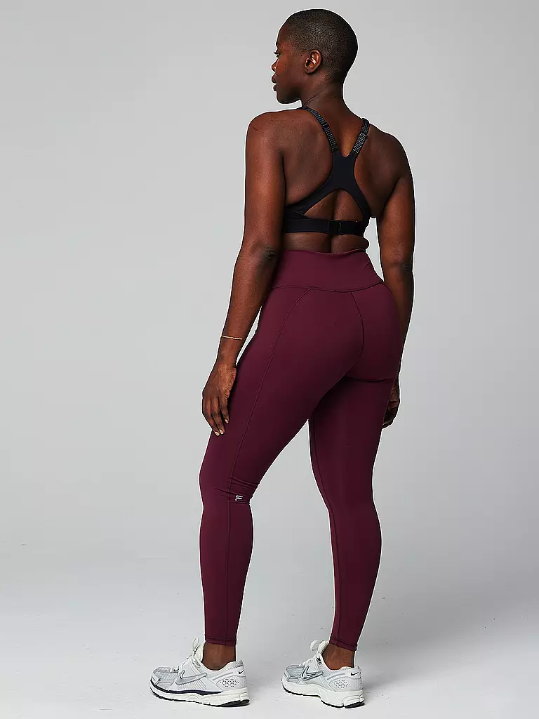 FABLETICS | Damen Fitnesstight Define PowerHold® High-Waist | dunkelrot