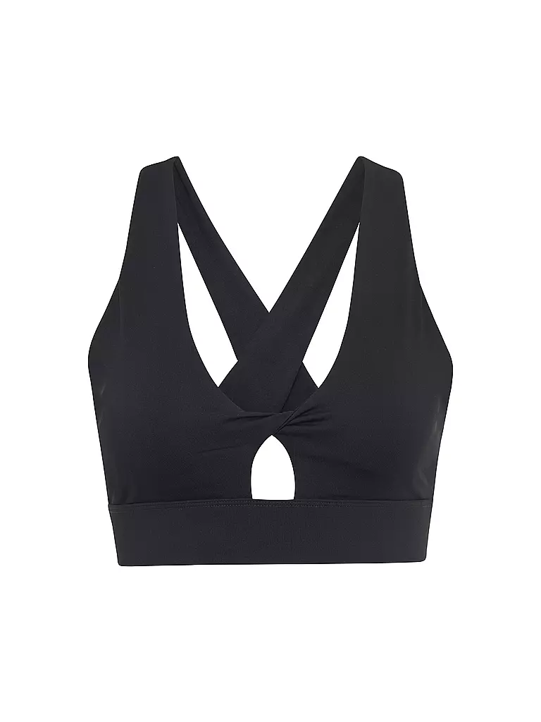 FABLETICS | Damen Sport-BH Oasis Twist Medium Support | schwarz