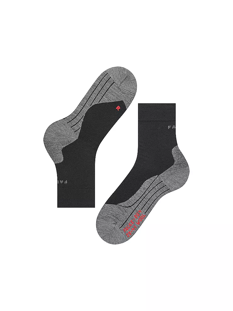 FALKE | Herren Laufsocken RU 4 Wool | schwarz