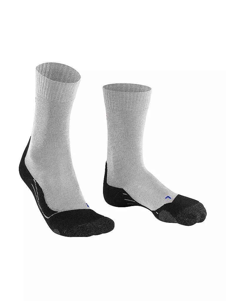 FALKE | Herren Wandersocken TK2 Cool | hellgrau