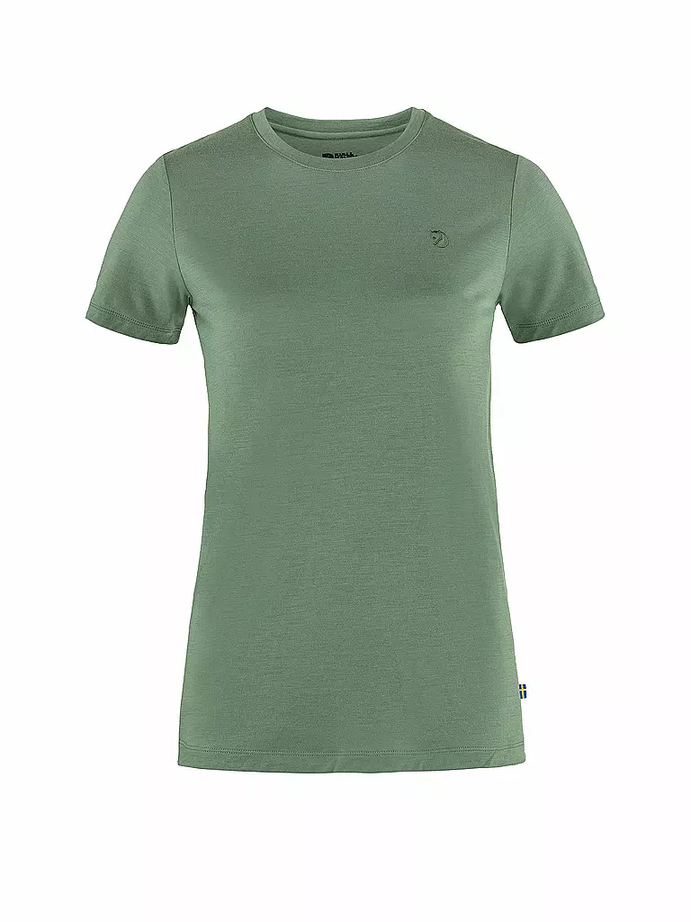 FJÄLLRÄVEN |  Damen T-Shirt Abisko Wool | hellgrün