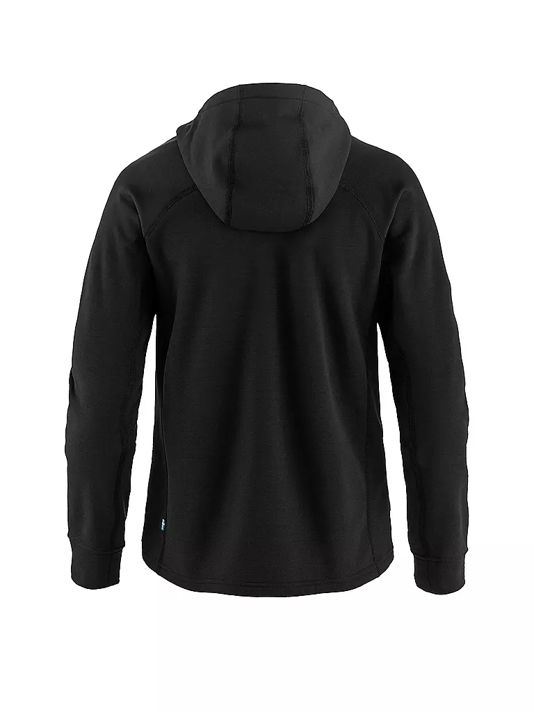 FJÄLLRÄVEN | Damen Fleecejacke Expedition Fleece Hoodie | schwarz