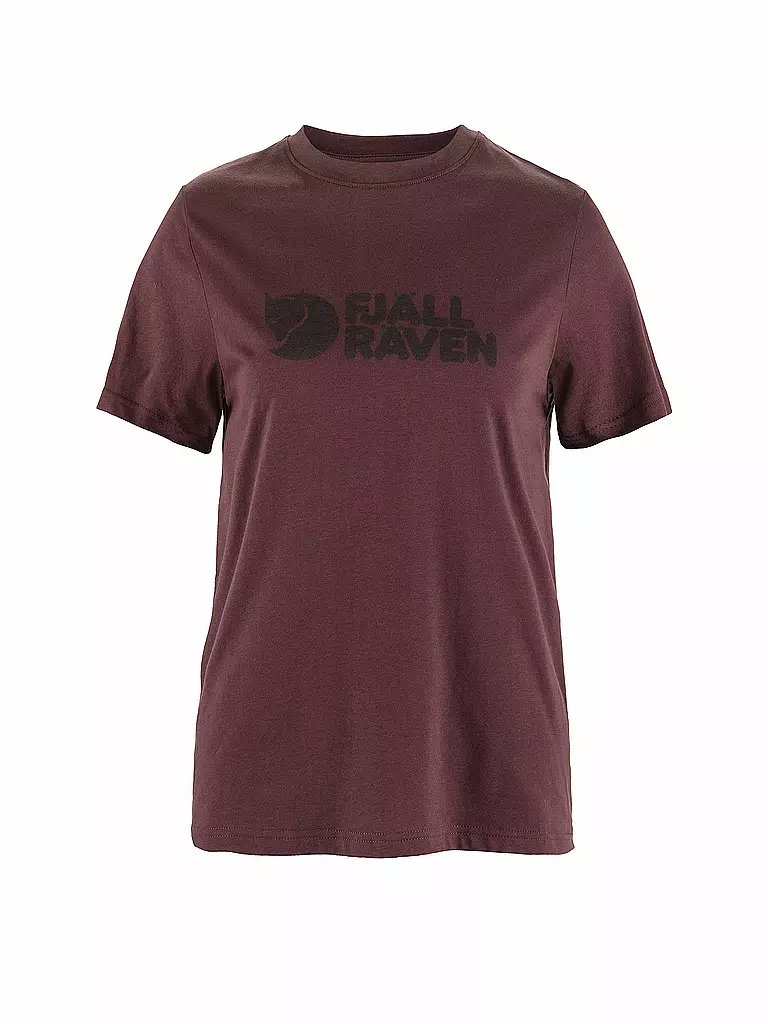 FJÄLLRÄVEN | Damen Funktionsshirt Logo | dunkelrot