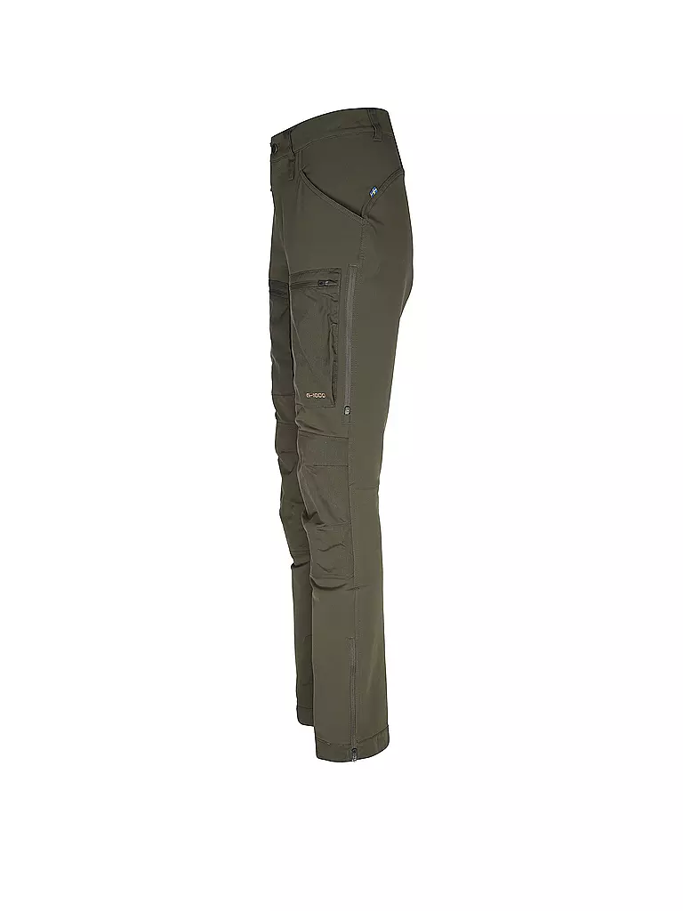 FJÄLLRÄVEN | Damen Wanderhose Keb Agile Winter | olive