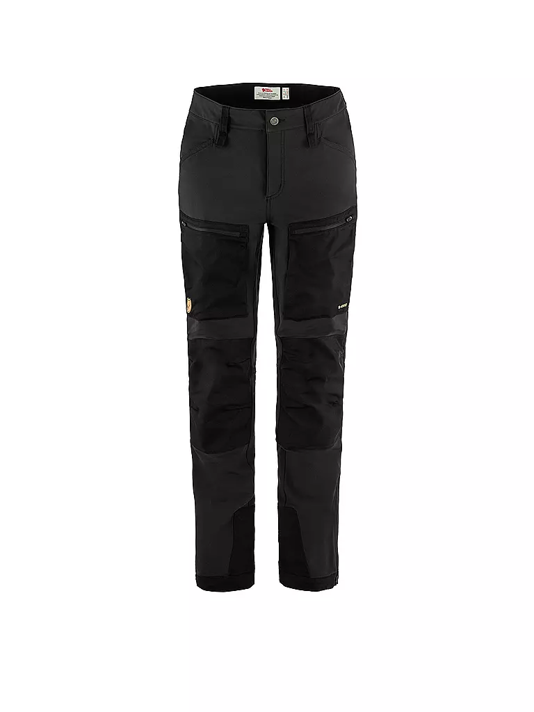 FJÄLLRÄVEN | Damen Wanderhose Keb Agile Winter | schwarz