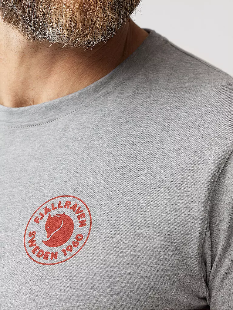 FJÄLLRÄVEN | Herren Funktionsshirt 1960 Logo | hellgrau