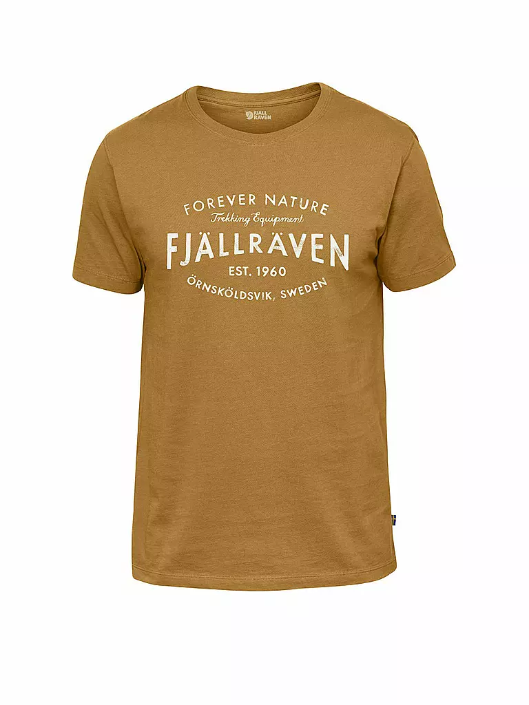 FJÄLLRÄVEN | Herren T-Shirt FJ Est. 1960 | gelb