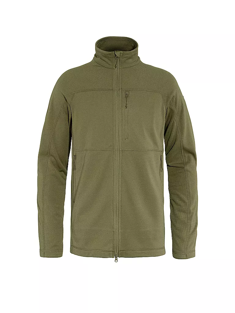 FJÄLLRÄVEN Herren Fleecejacke Abisko Lite olive