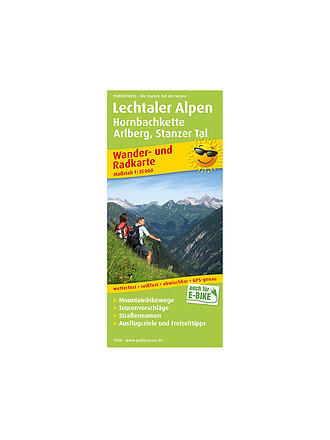 FREYTAG & BERNDT | Wanderkarte Lechtaler Alpen, Hornbachkette Maßstab 1:35.000