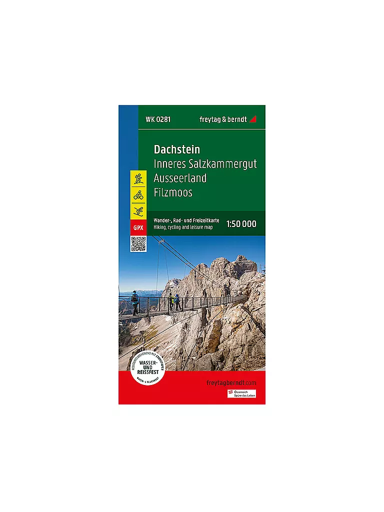 FREYTAG & BERNDT | Wanderkarte WK 0281 Dachstein, 1:50.000 | keine Farbe