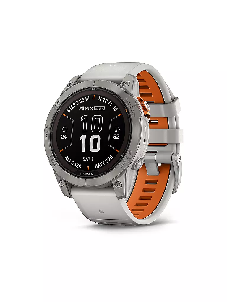 GARMIN | GPS-Multisport-Smartwatch fenix® 7 Pro Sapphire Solar | silber