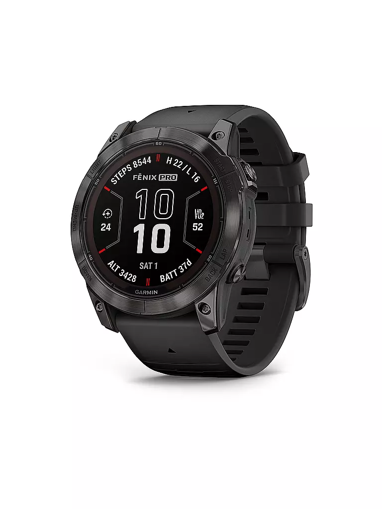 GARMIN | GPS-Multisport-Smartwatch Fenix 7X Pro Sapphire Solar | schwarz