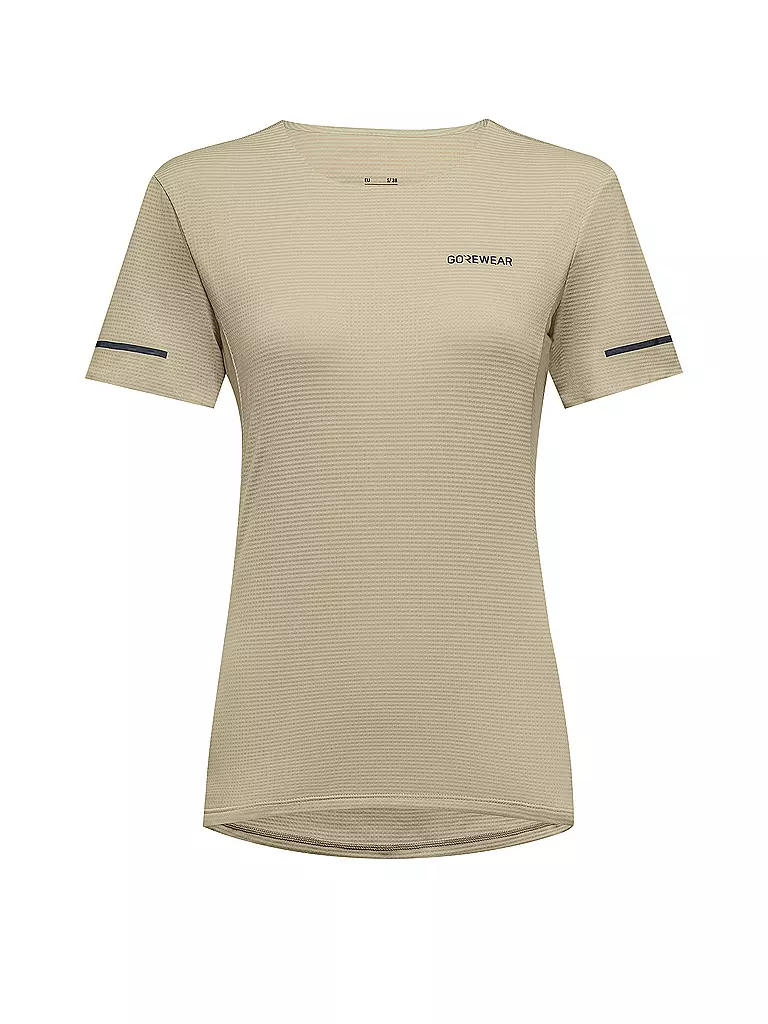 GOREWEAR | Damen Laufshirt Contest 2.0 | beige