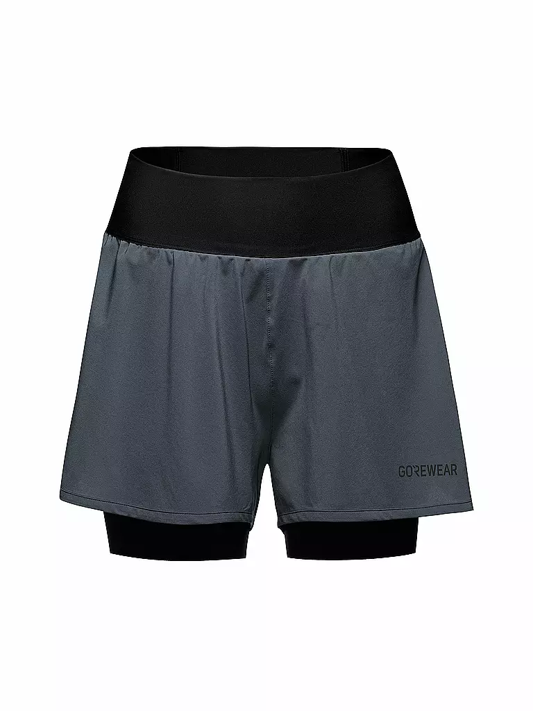 GOREWEAR | Damen Laufshort Concurve 5 2in1 | grau