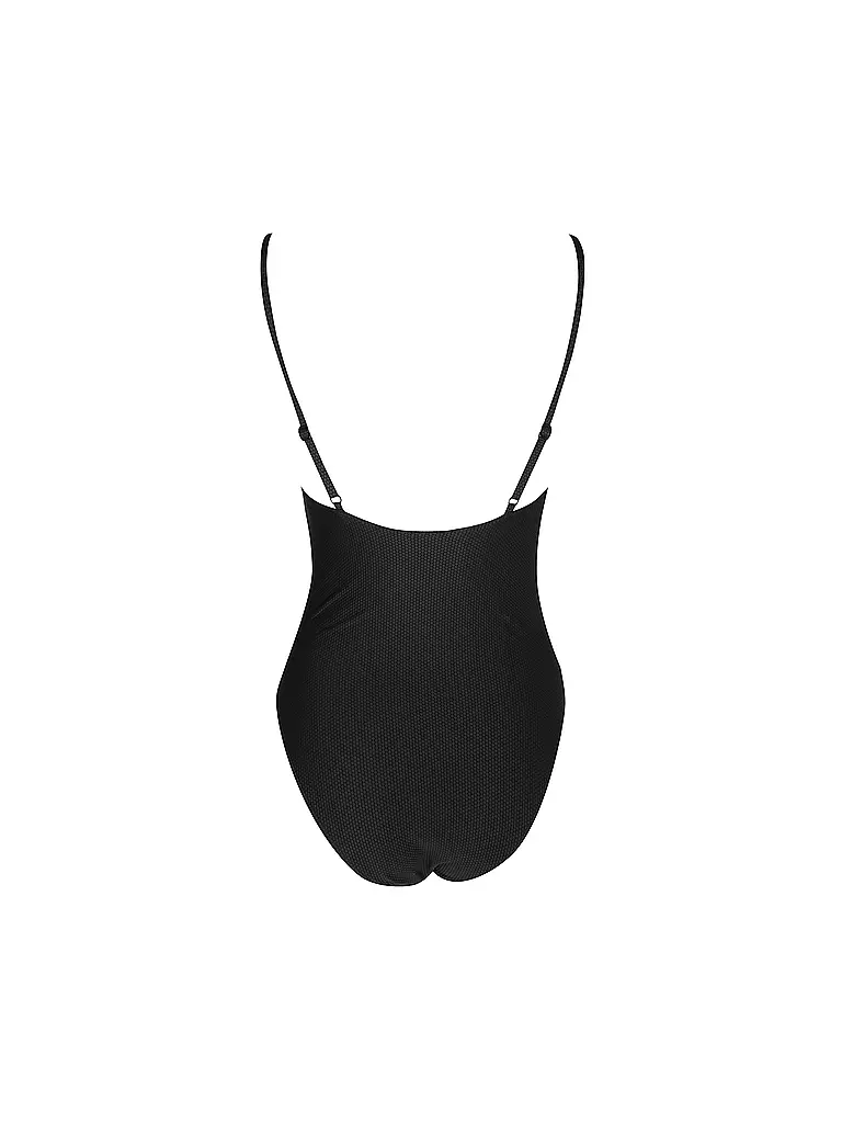 HOT STUFF | Damen Badeanzug Basic | schwarz