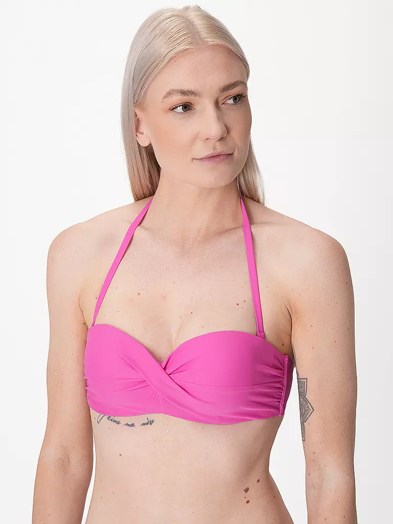 HOT STUFF | Damen Bikinioberteil Bandeau | pink