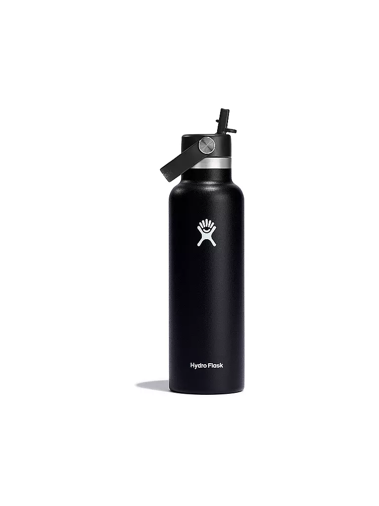 HYDRO FLASK | Trinkflasche Standard Flex Straw Cap 620ml | schwarz