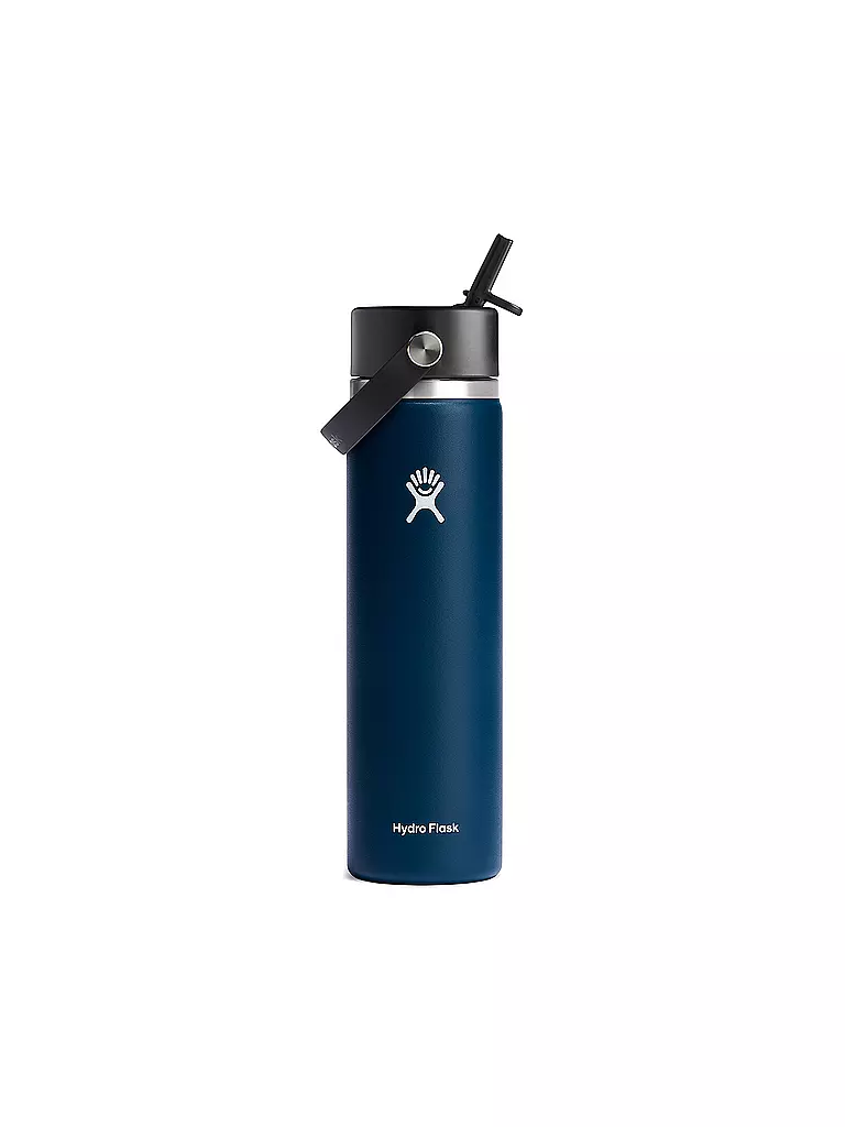 HYDRO FLASK | Trinkflasche Wide Flex Straw Cap 24 oz (710 ml) | dunkelblau