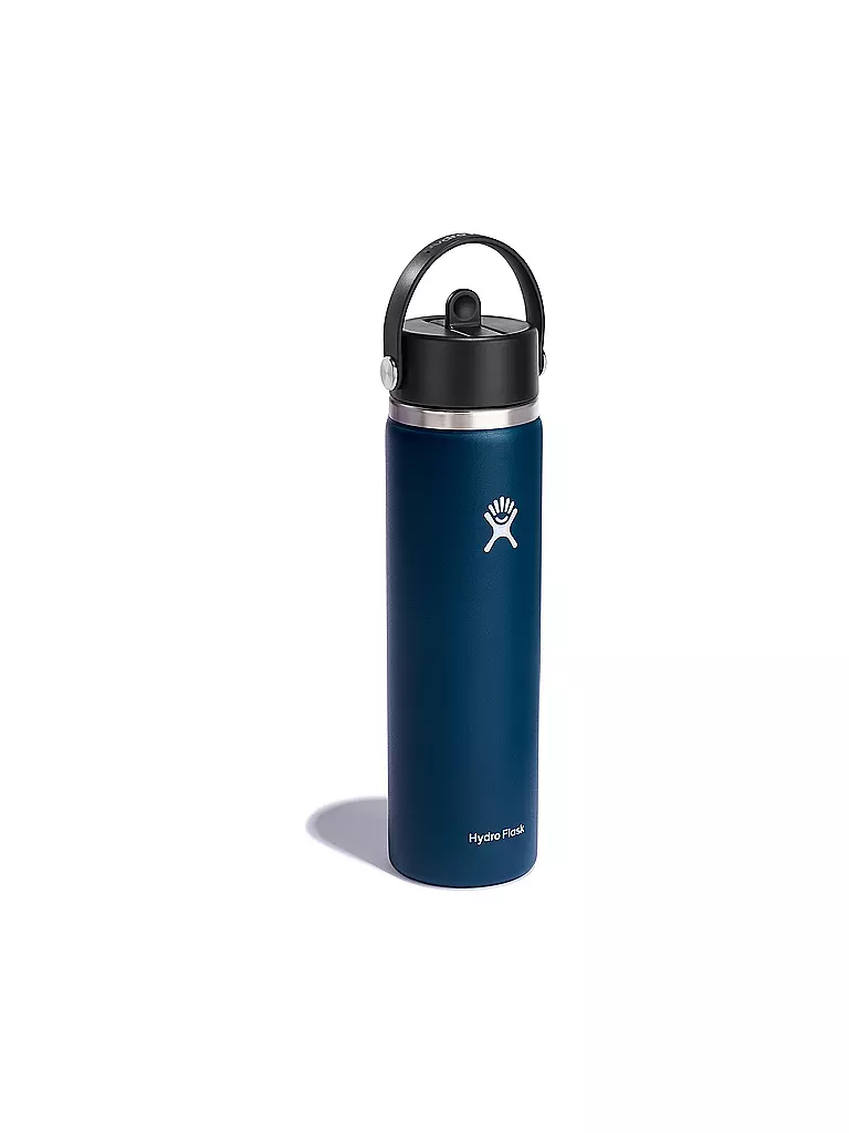 HYDRO FLASK Trinkflasche Wide Flex Straw Cap 24 oz (710 ml) dunkelblau