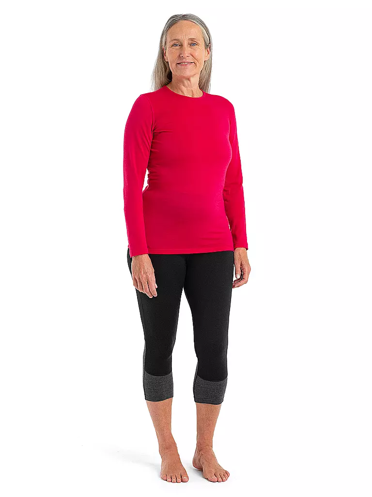 Icebreaker Damen Tight 200 Zoneknit™ Merino 3 4 Schwarz