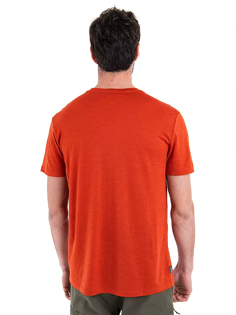 ICEBREAKER | Herren Funktionsshirt Merino 150 Tech Lite III Sunset Tech | kupfer