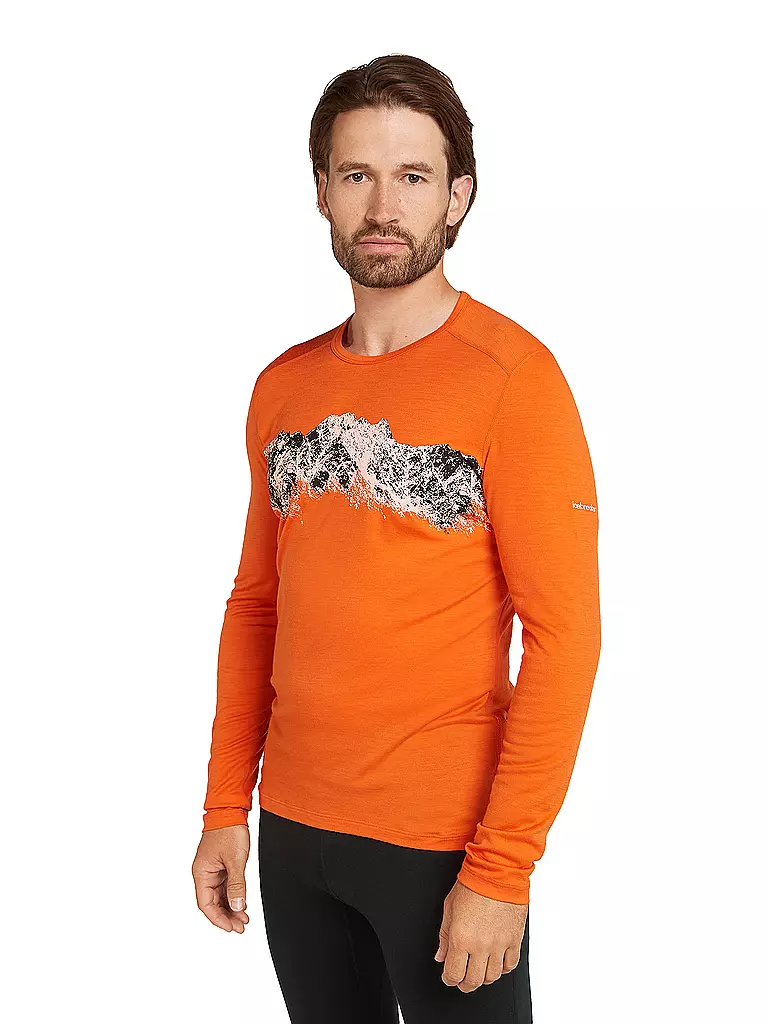 ICEBREAKER | Herren Funktionsshirt Merino 200 Oasis Thermo | orange