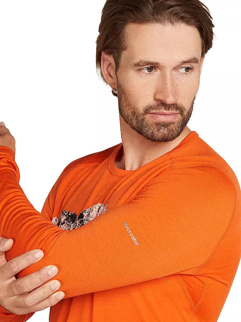 ICEBREAKER | Herren Funktionsshirt Merino 200 Oasis Thermo | orange