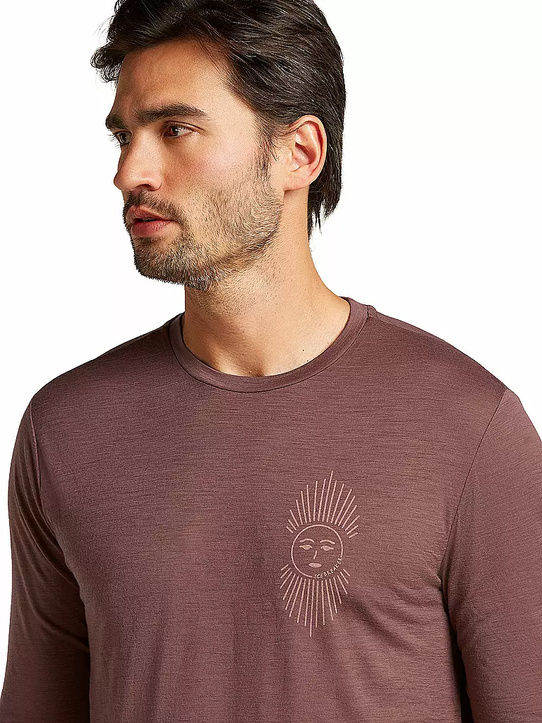 ICEBREAKER | Herren Funktionsshirt Solar 150 Tech | braun