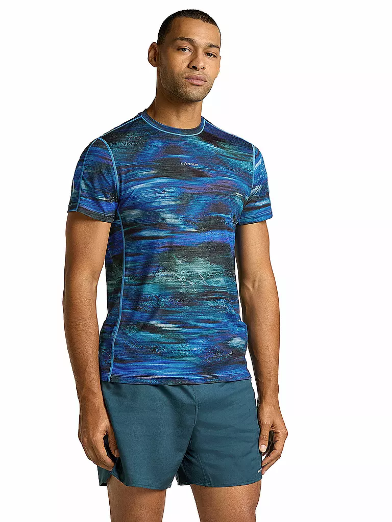 ICEBREAKER | Herren Funktionsshirt Speed Fusion 125 Cool-Lite™ | blau