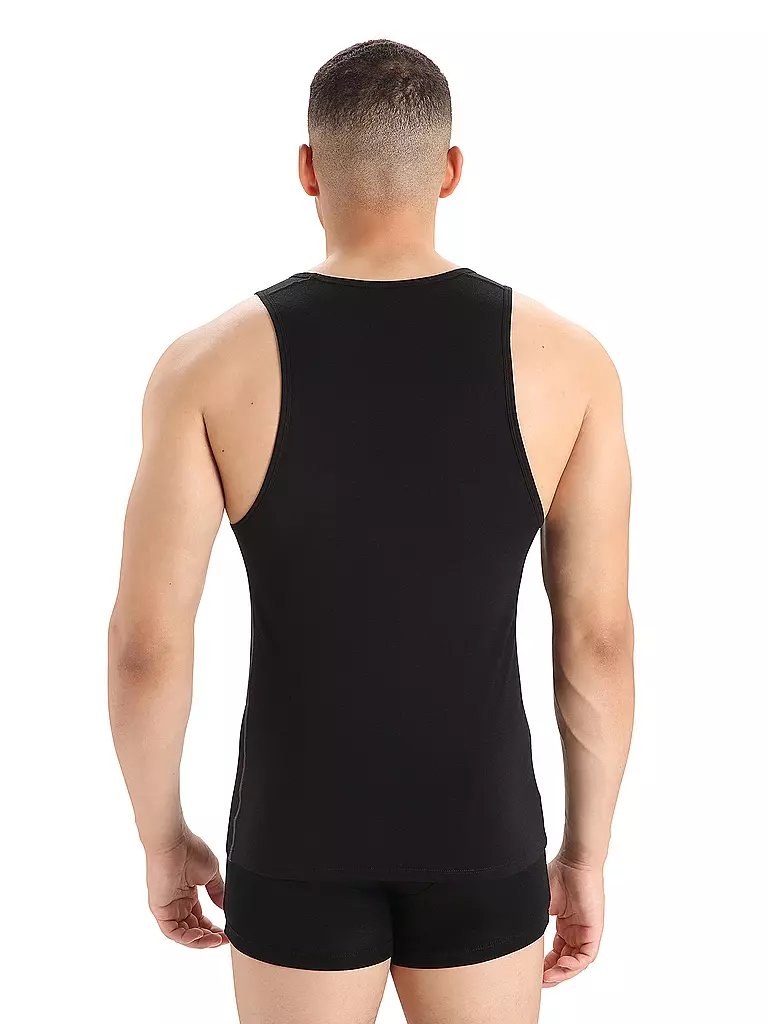 ICEBREAKER | Herren Tanktop Anatomica | schwarz