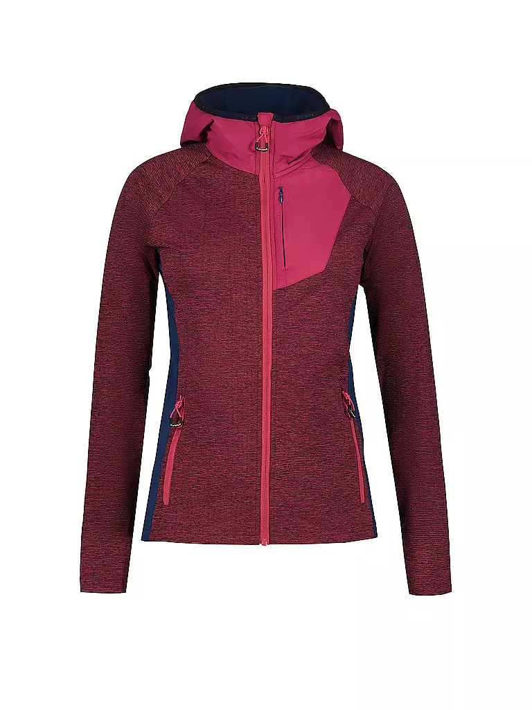 ICEPEAK | Damen Fleecejacke Donnelly Hoodie | beere