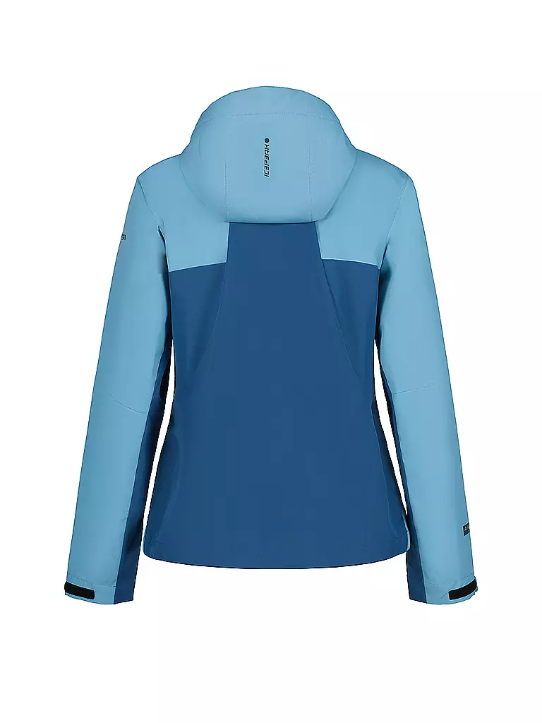 ICEPEAK | Damen Softshell Hybridjacke Bryant Hoodie | hellblau