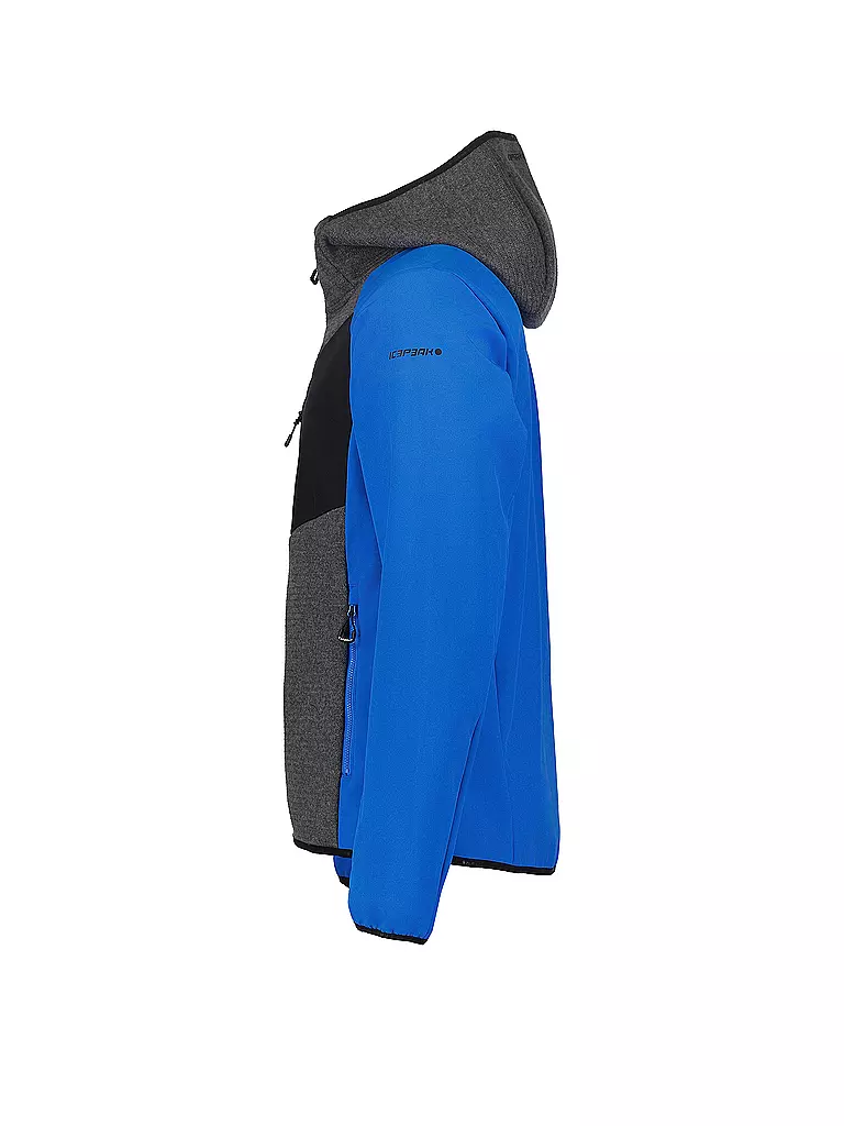 ICEPEAK | Herren Touren Fleecejacke Danfort Hoodie | blau